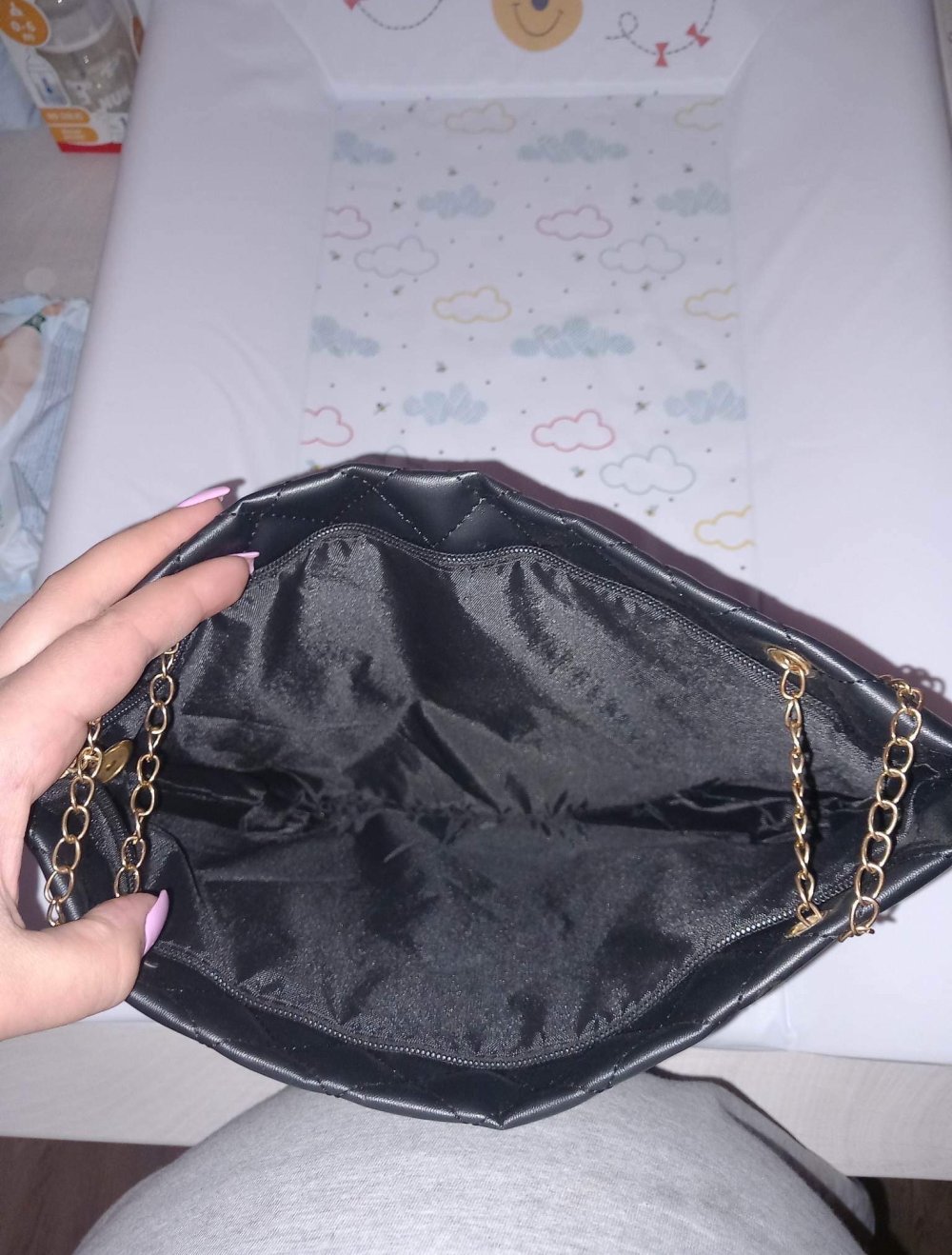 schwarze Damen Tasche