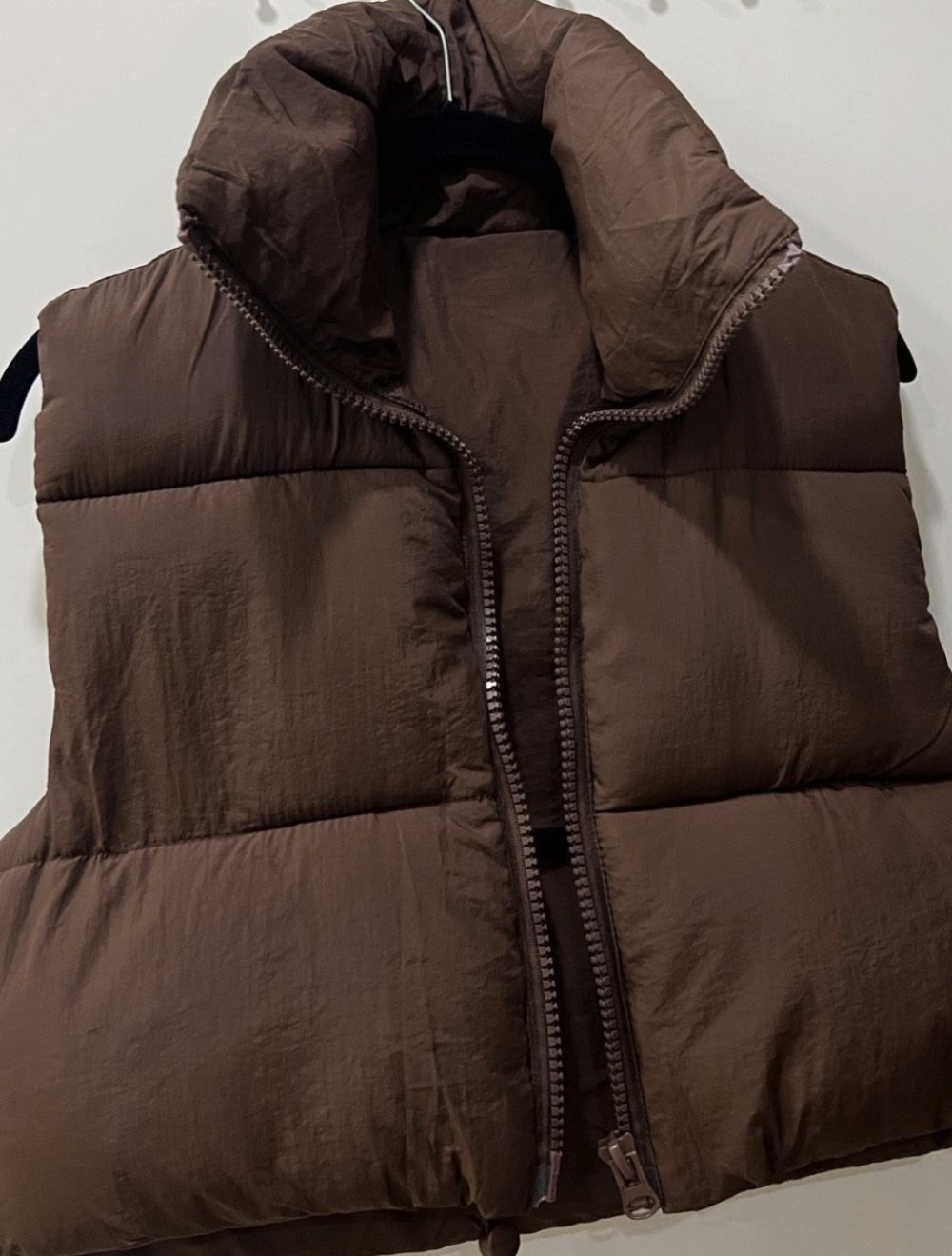 cropp steppweste braun neu xs