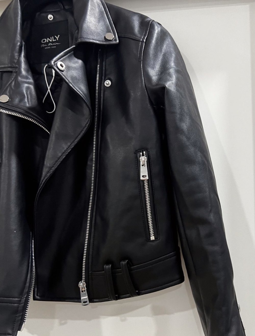 only Kunstlederjacke gefüttert  neu xxs