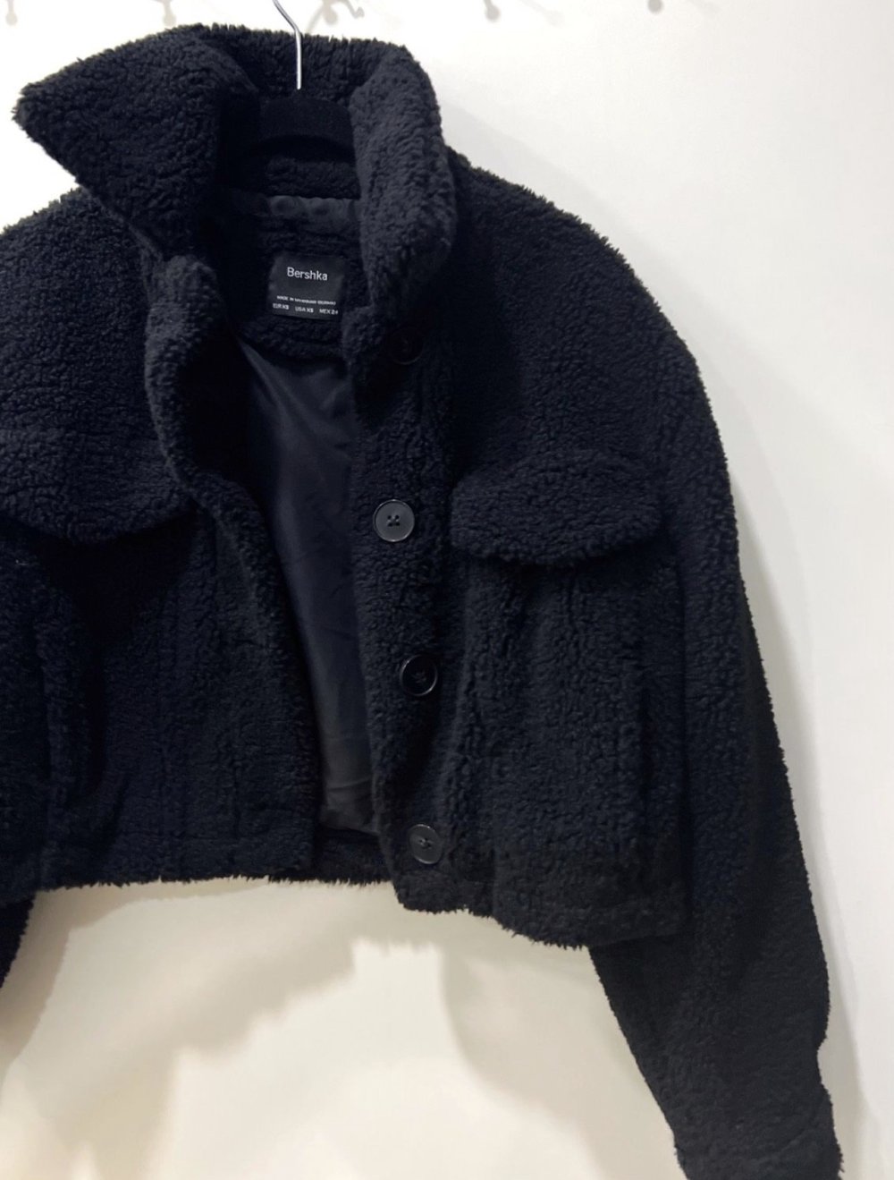 Bershka, Teddy Fell,jacke Cropp xs neuwertig