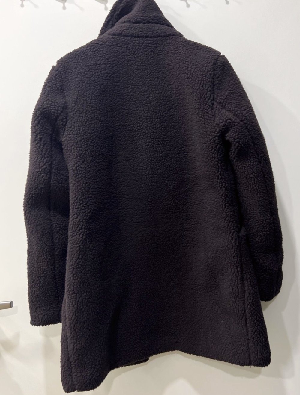 vero moda teddy Mantel fellmantel xs Weinrot