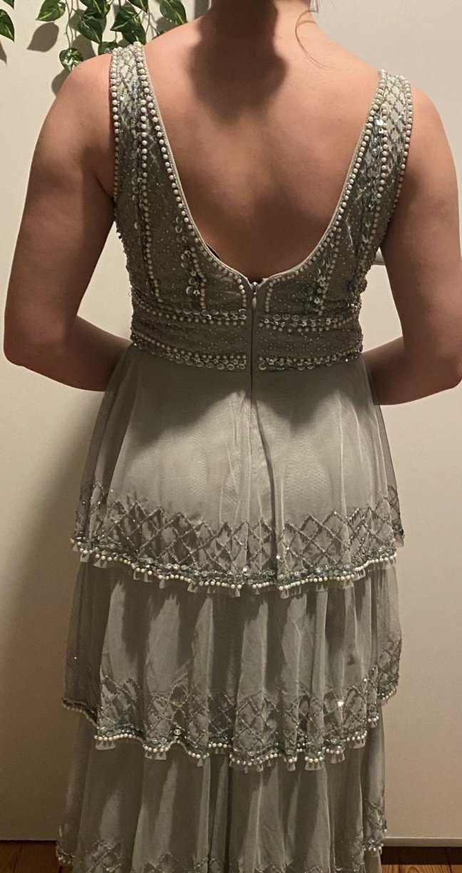 Abendkleid in Mintgrün 
