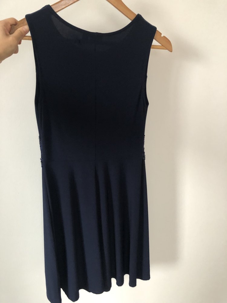 Blaues Abendkleid