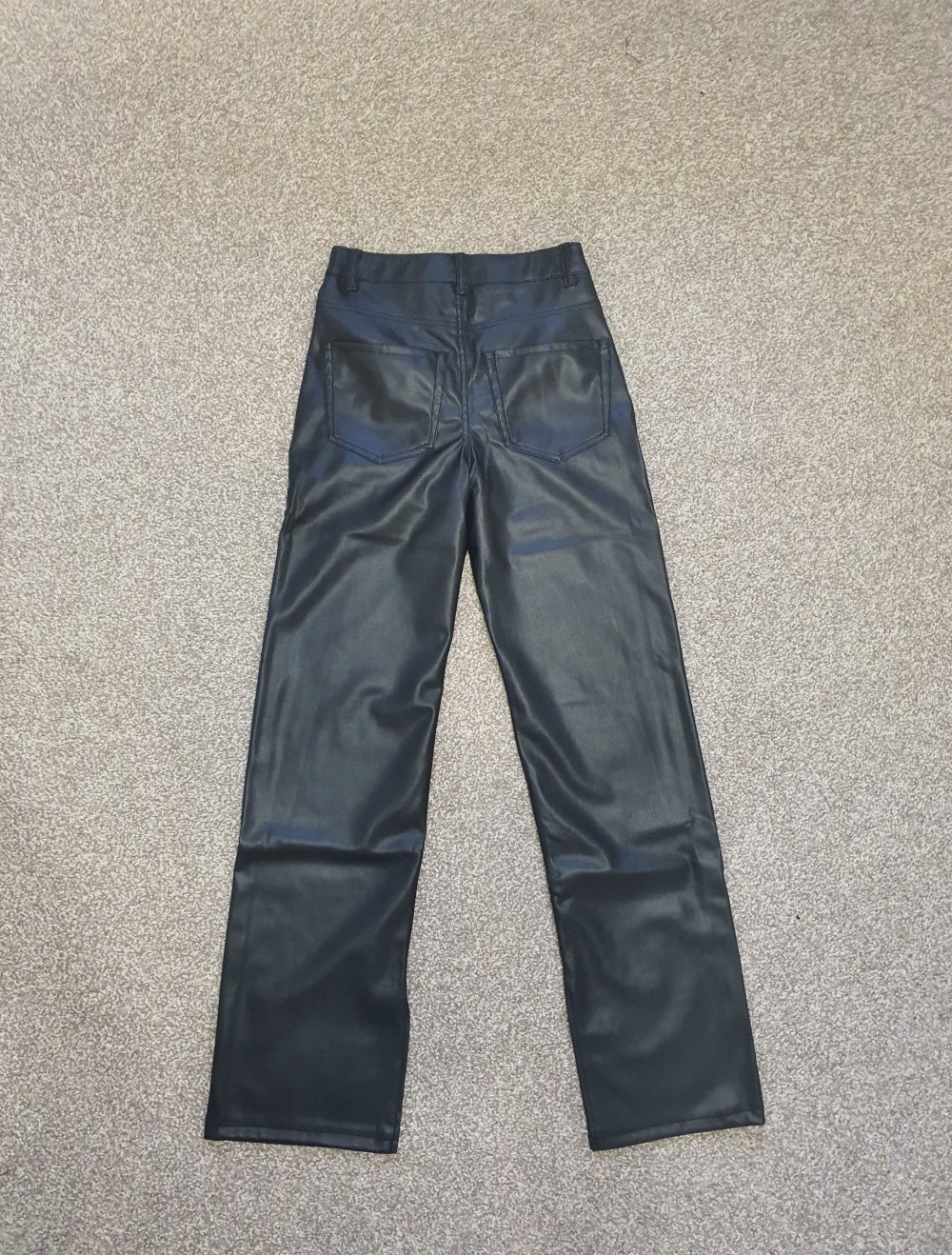 Bershka wide leg lederhose