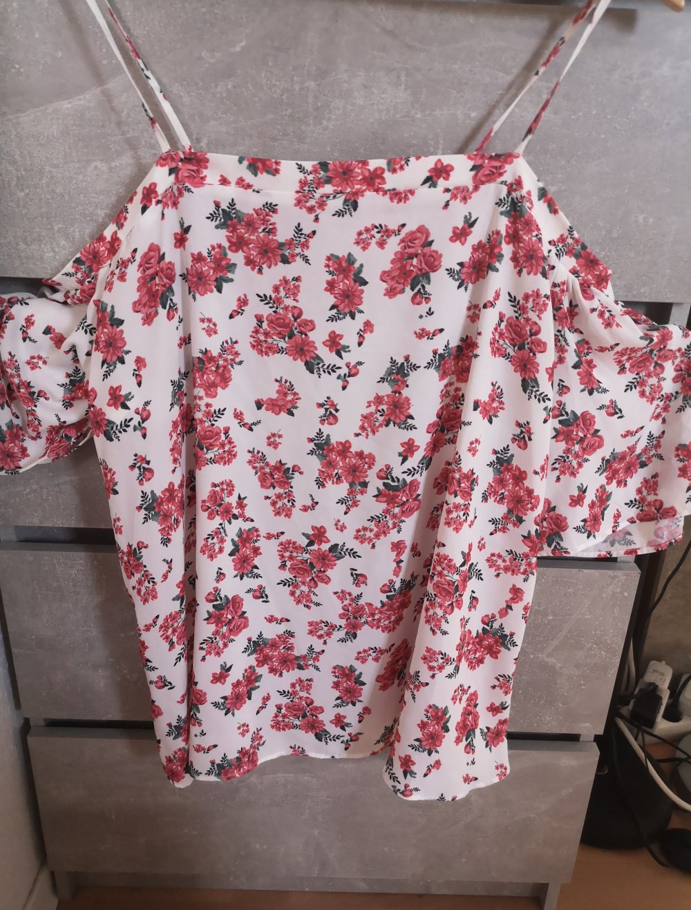 Schulterfreie Bluse
