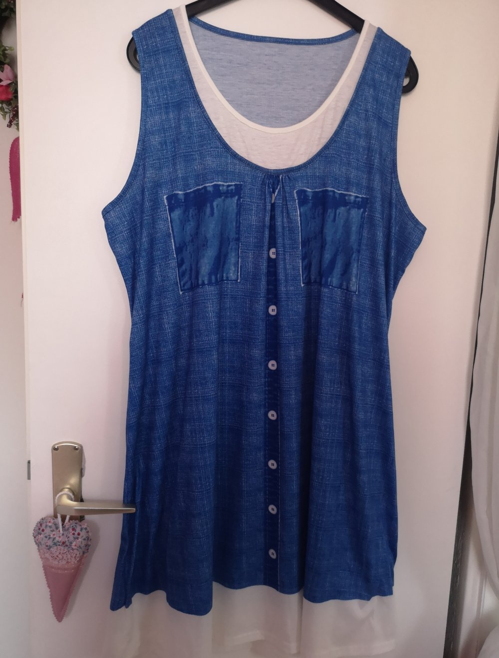 Kleid in Jeansoptik