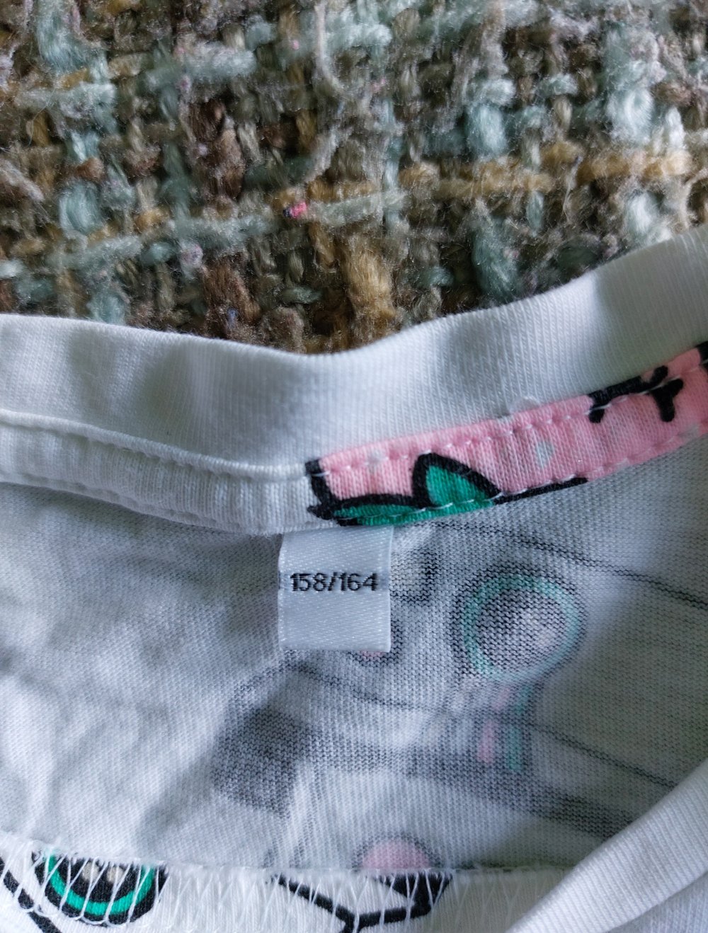weißes T-Shirt, 4€