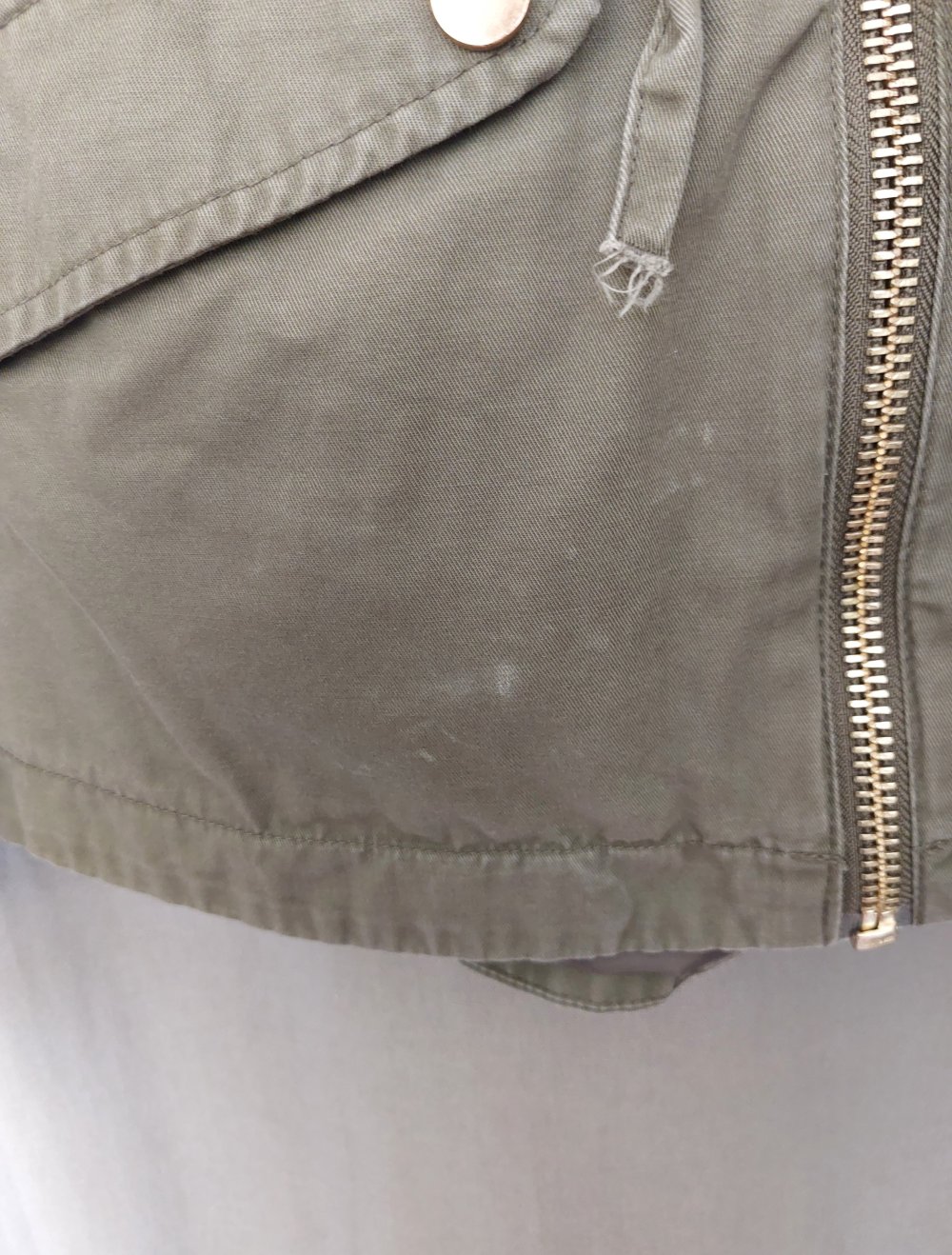 khakifarbener Parka, 10€