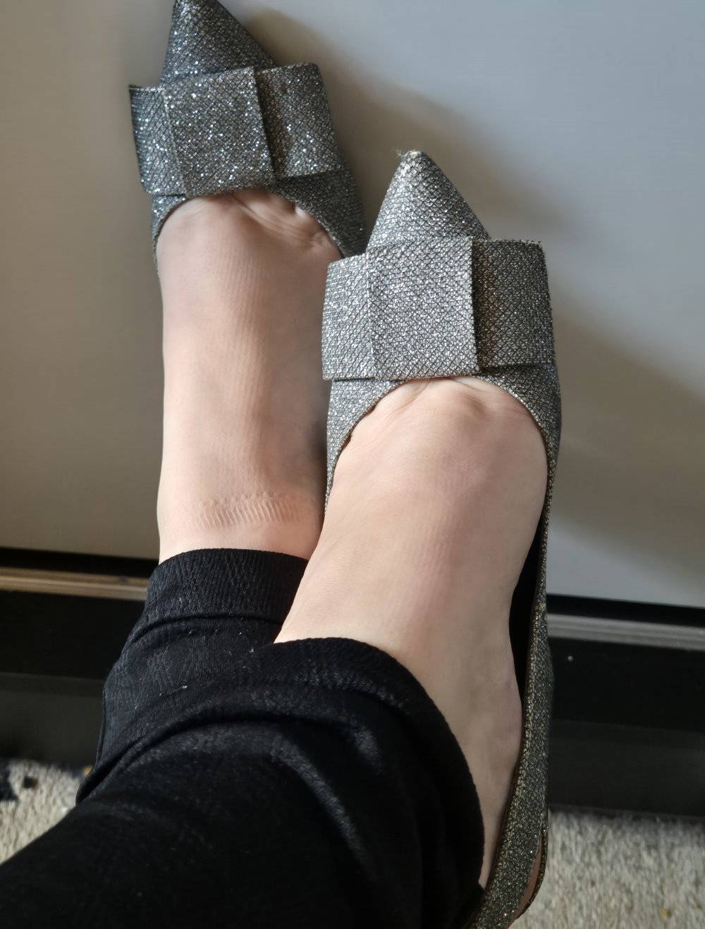 Glitzer Schuhe