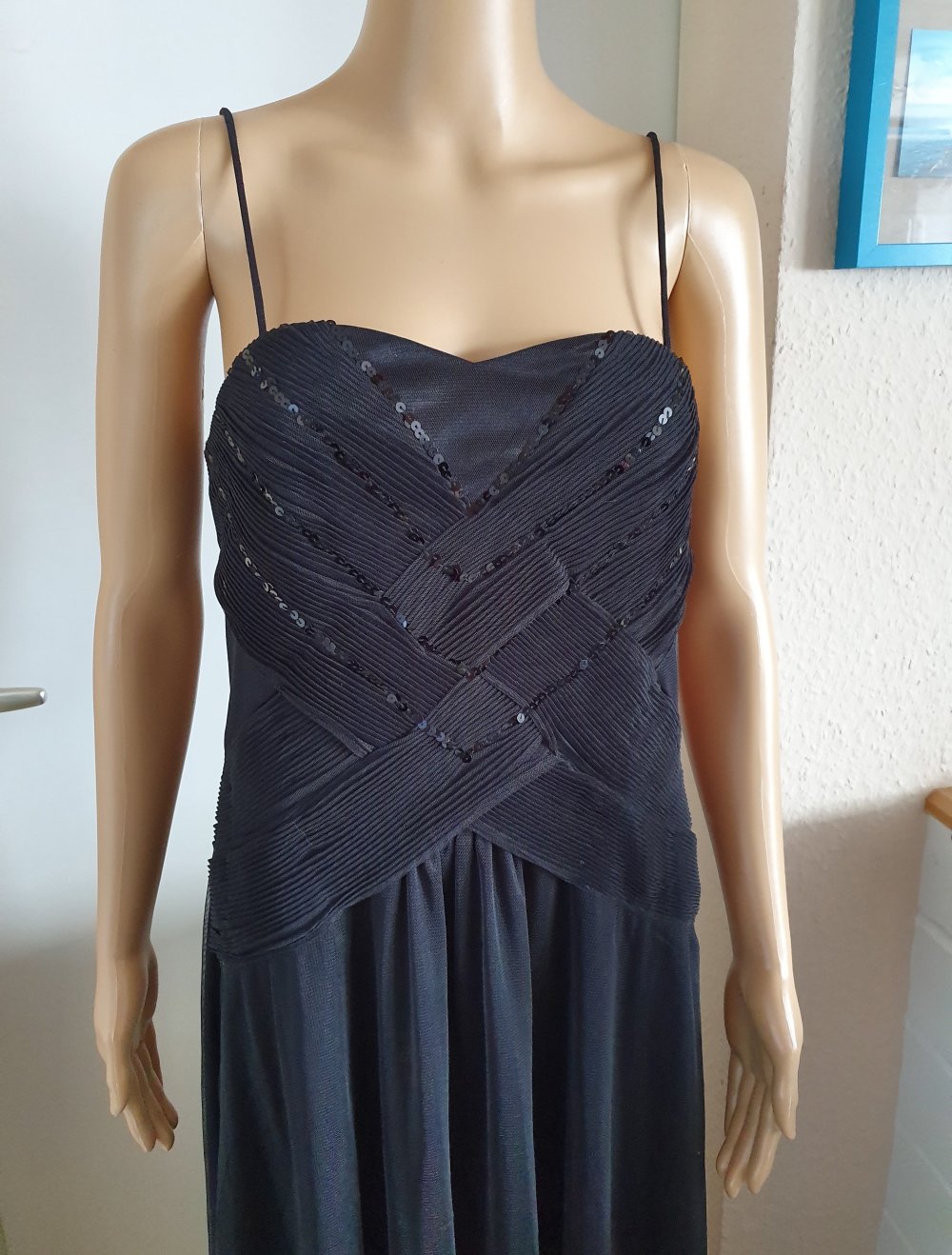 bonprix bodyflirt Abendkleid Silvester Party schwarz 38 M