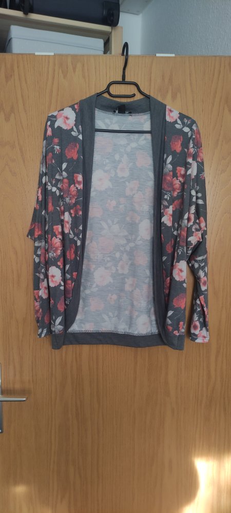 Cardigan mit Blumenmuster 