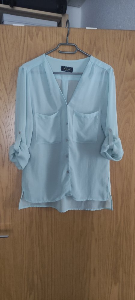 Blaue Bluse 
