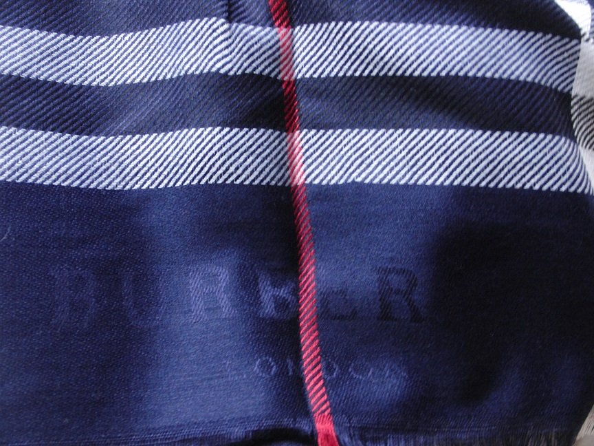 Burberry Schal - Marineblau 70x180cm
