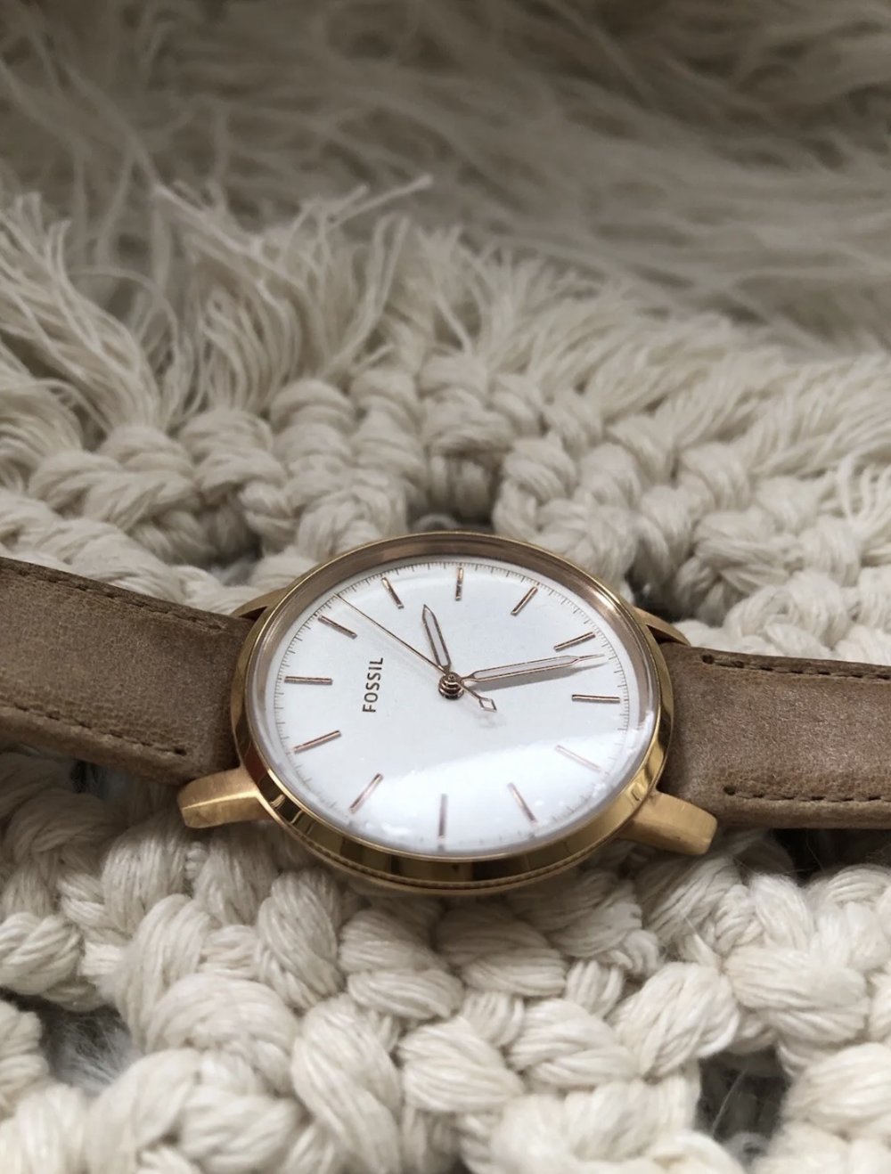 Rosé Goldene Damen Uhr