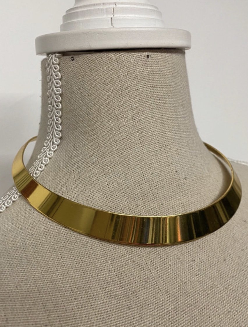 Goldene Reif Statement Kette