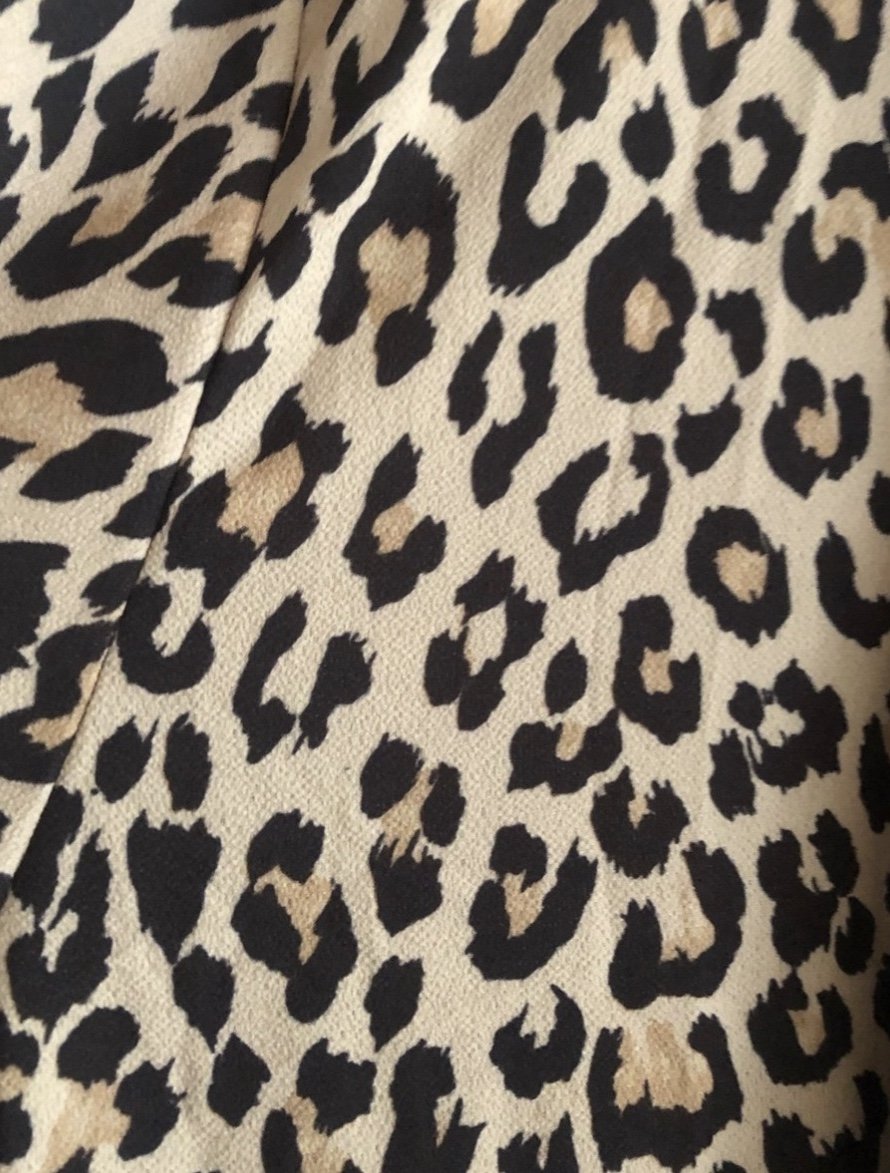 Wickel Kleid mit Leo Muster