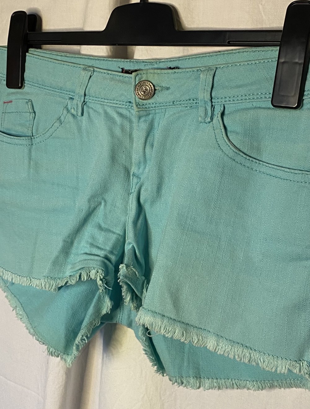 Hell Blaue Hotpant Shorts