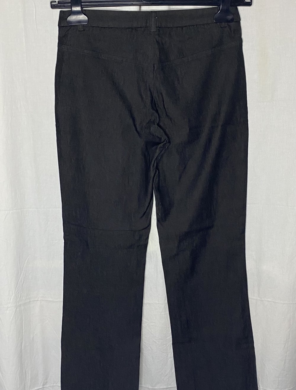 Anthrazit Schwarze Stoff Hose