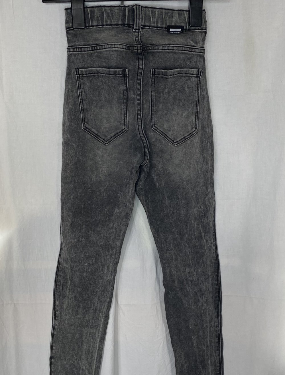Graue Used Look High Waist Jeggins