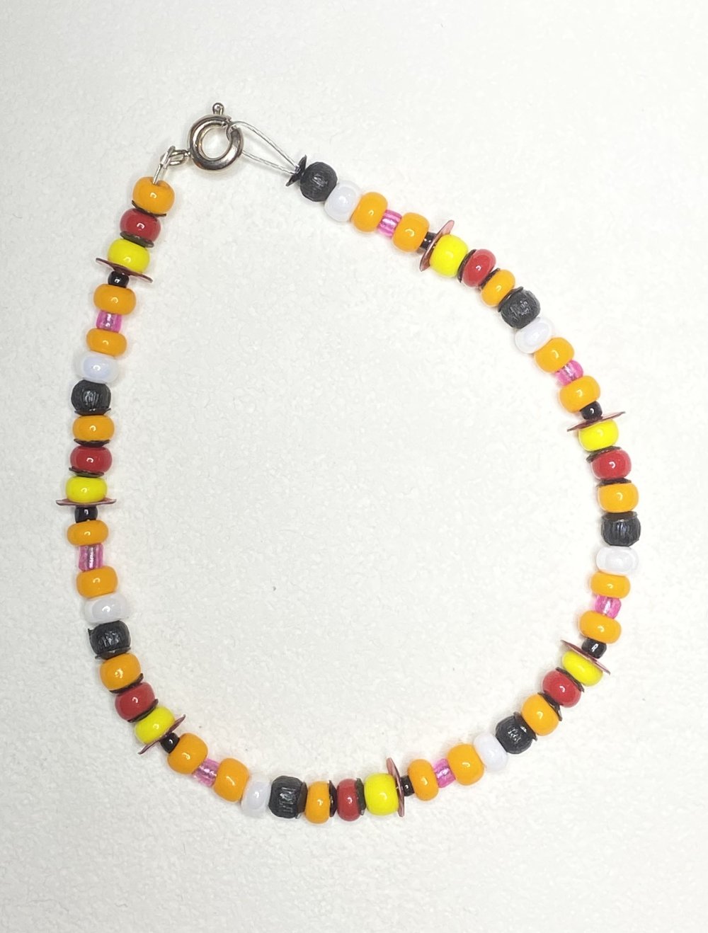 Buntes Retro Perlen Armband
