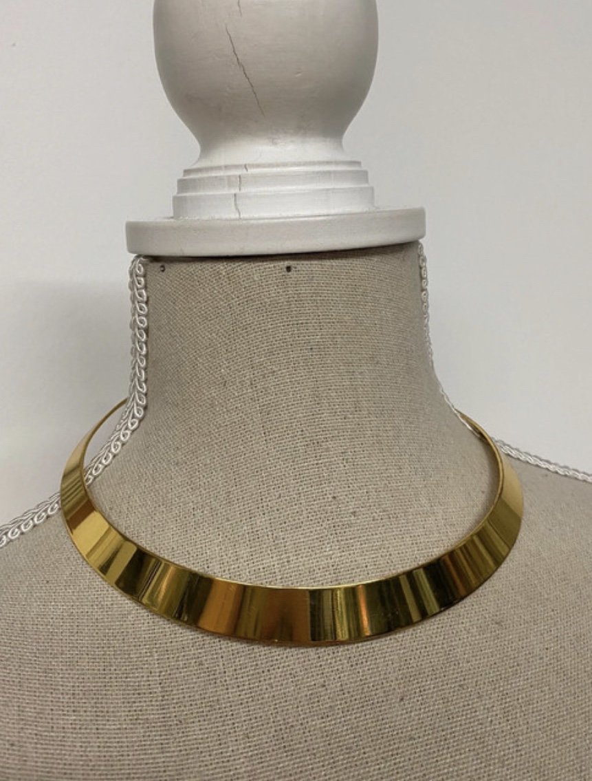 Goldene Reif Statement Kette