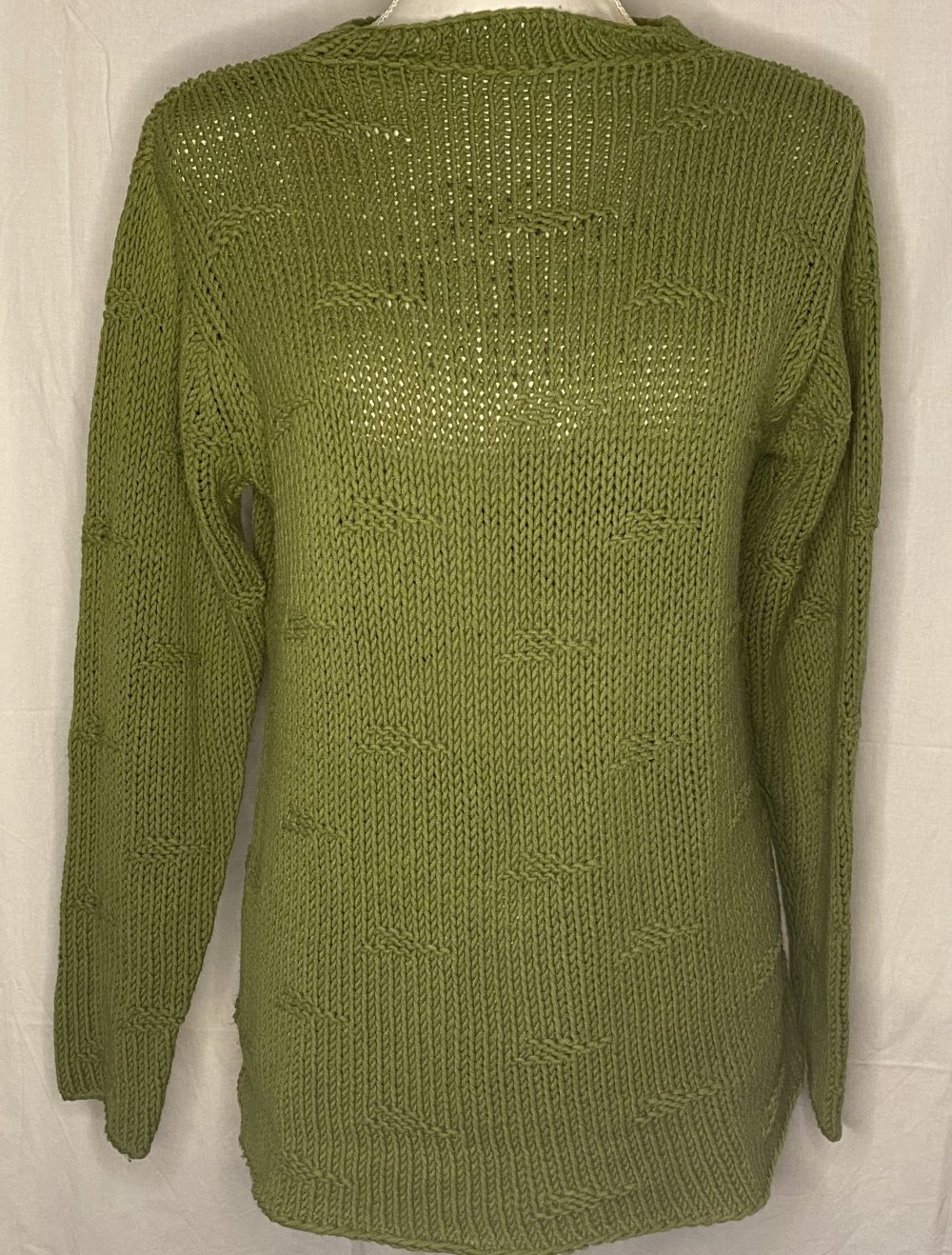 Grüner Strick Pullover