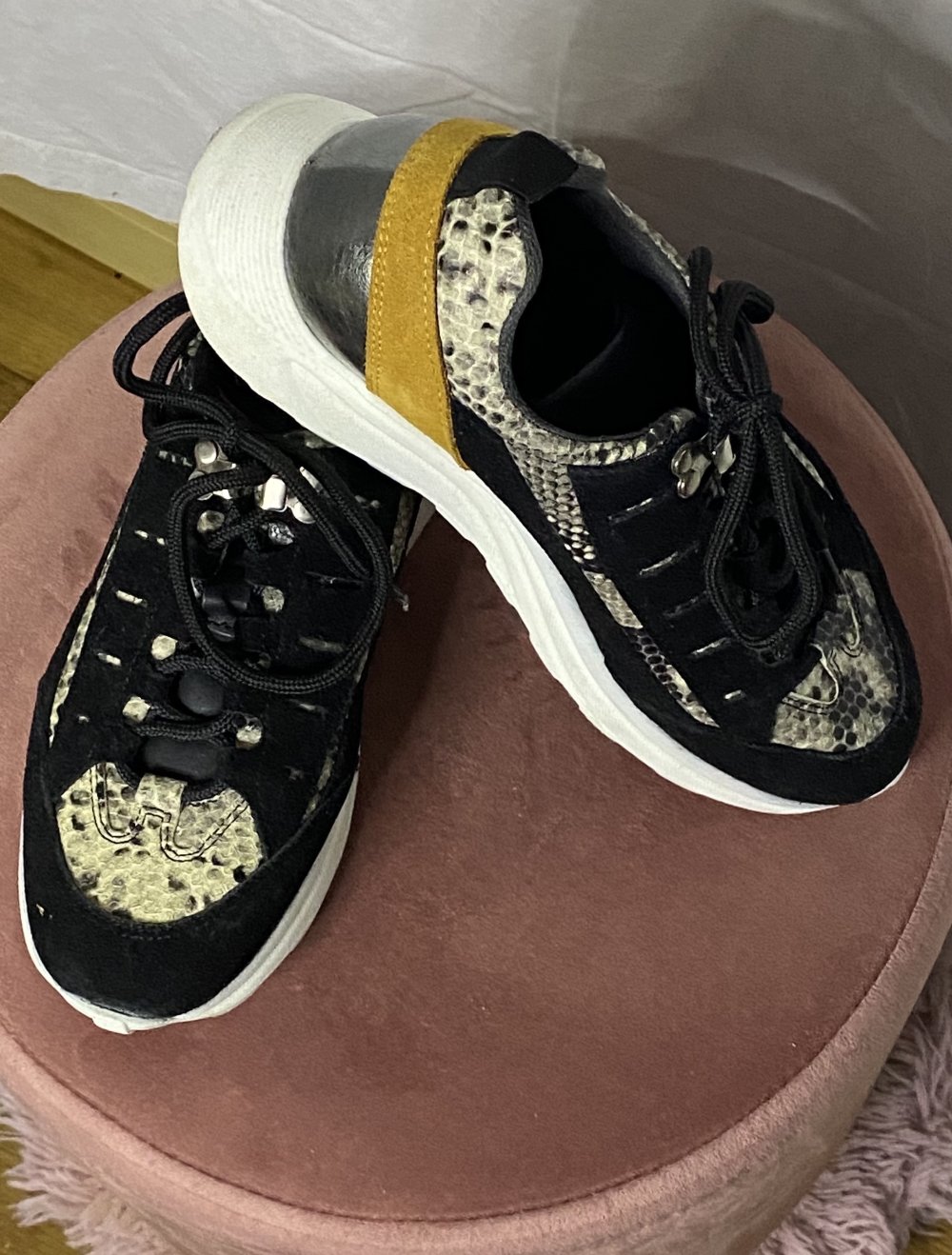 Extravagante Leder Sneaker