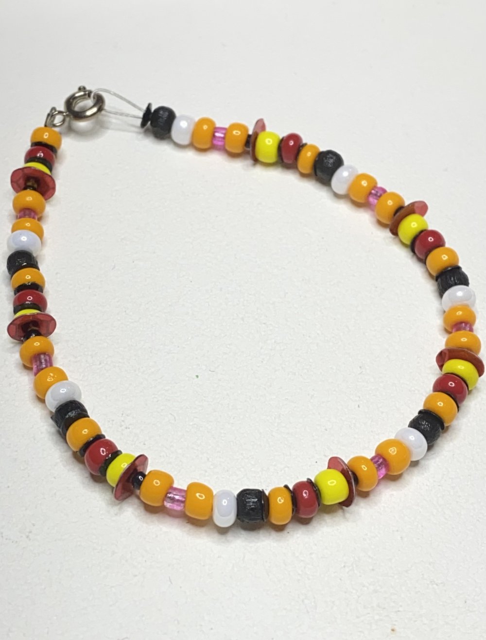 Buntes Retro Perlen Armband