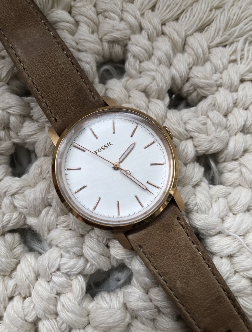 Rosé Goldene Damen Uhr
