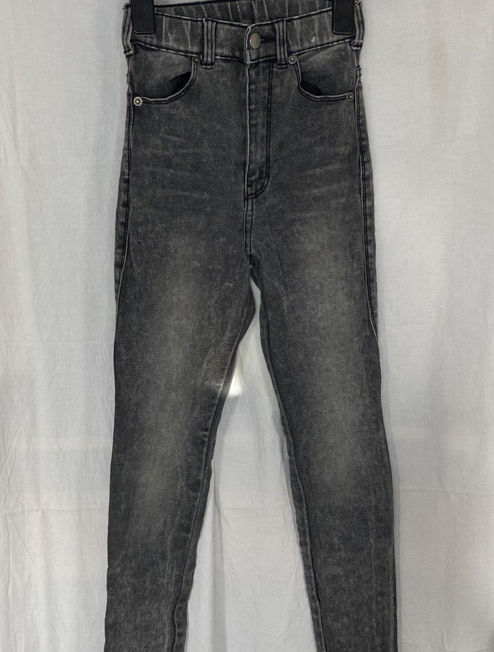 Graue Used Look High Waist Jeggins