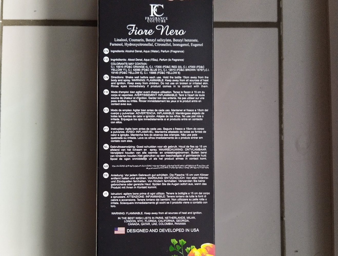 fiare nera 100ml