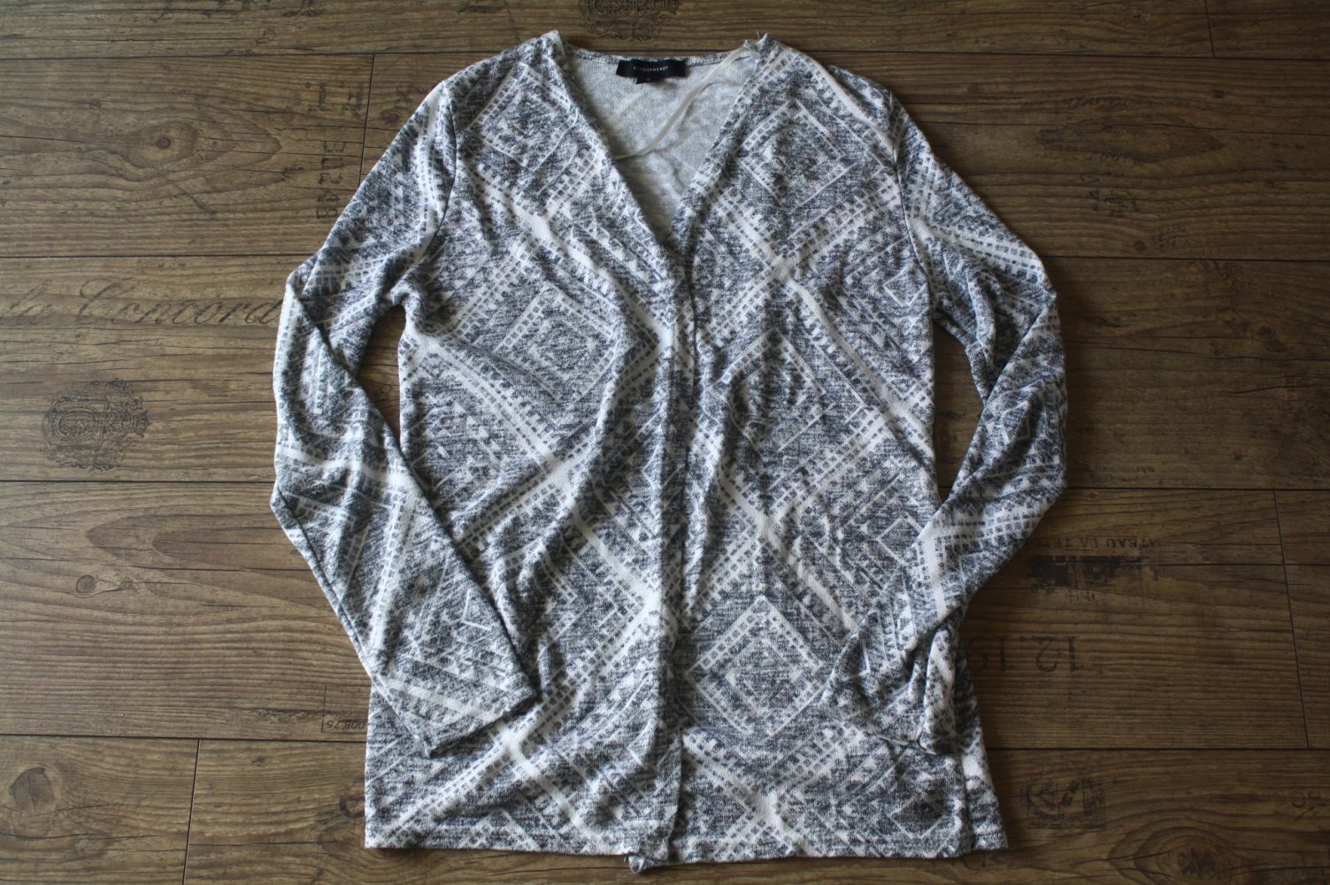 Leichter Ethno Indie Hippie Strickjacke Cardigan 36 38 Fein-Strickcardigan