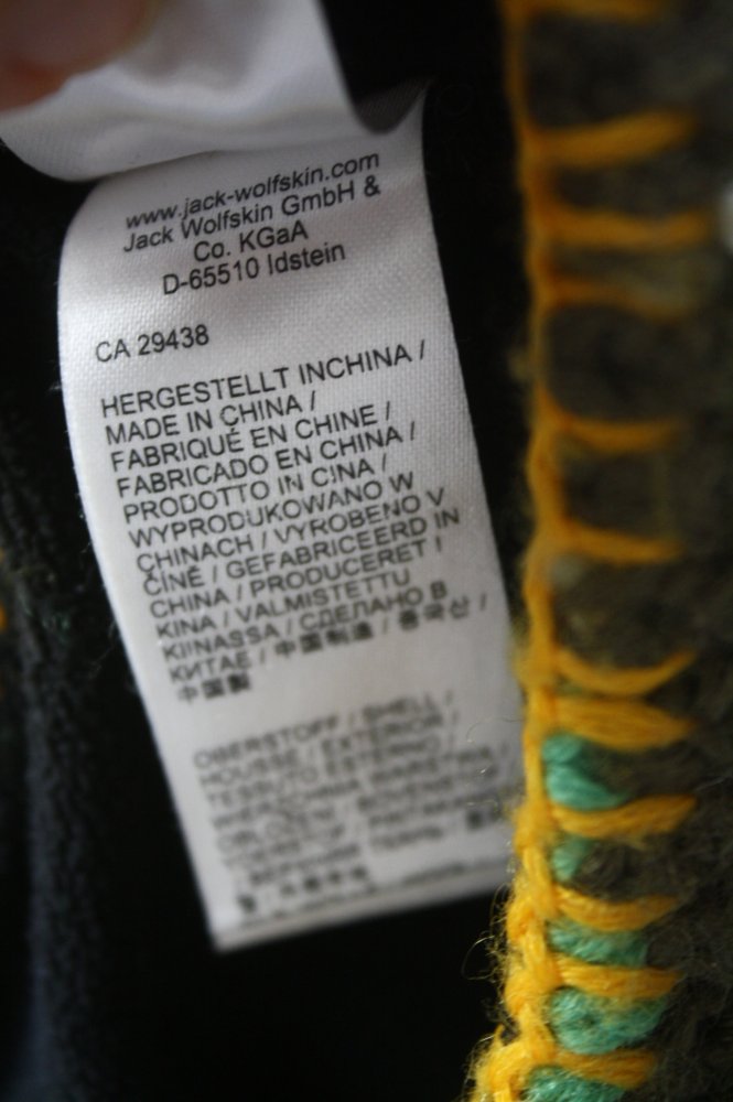Jack Wolfskin bunte Wollmütze Kinder Grösse S Strickmütze Bommelmütze Grobstrickmütze Unisex Mädel oder Jungen