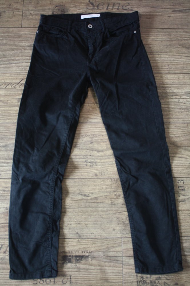 Schwarze Jeanshose Mango Casual M 38 Superstretch Elastisch
