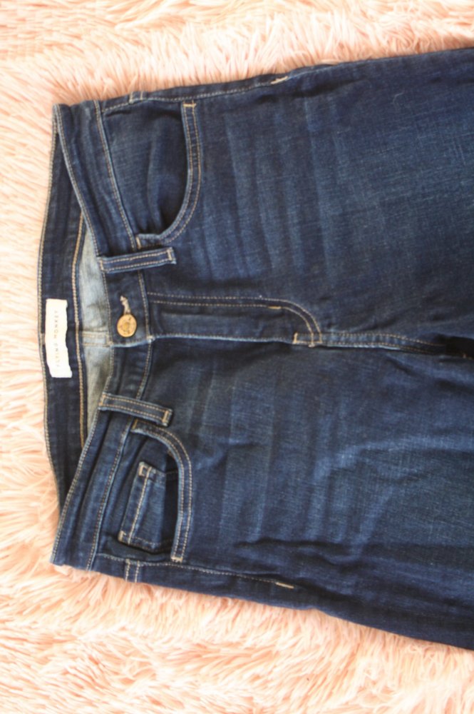 Blue Jeans Ultra Highwaist M 38 Top Zustand Flying Monkey Skinny  Stretch Schlitz am Bein 