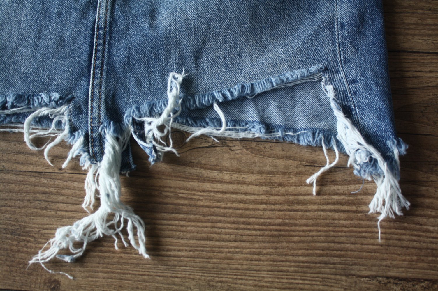 Blue Jean Rock Jeansrock Ripped Rippedrock Neu Gr XS 34 Denimrock sexy Jeansrock