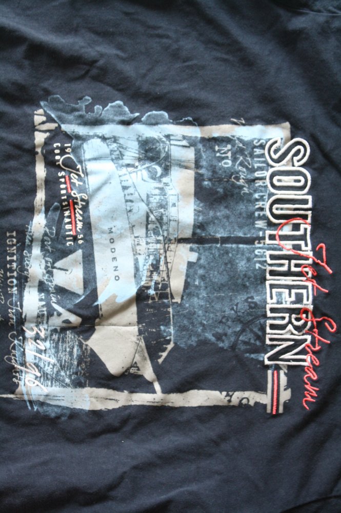 Jean Pascale Tshirt Herren Shirt Print reine Baumwolle L xl