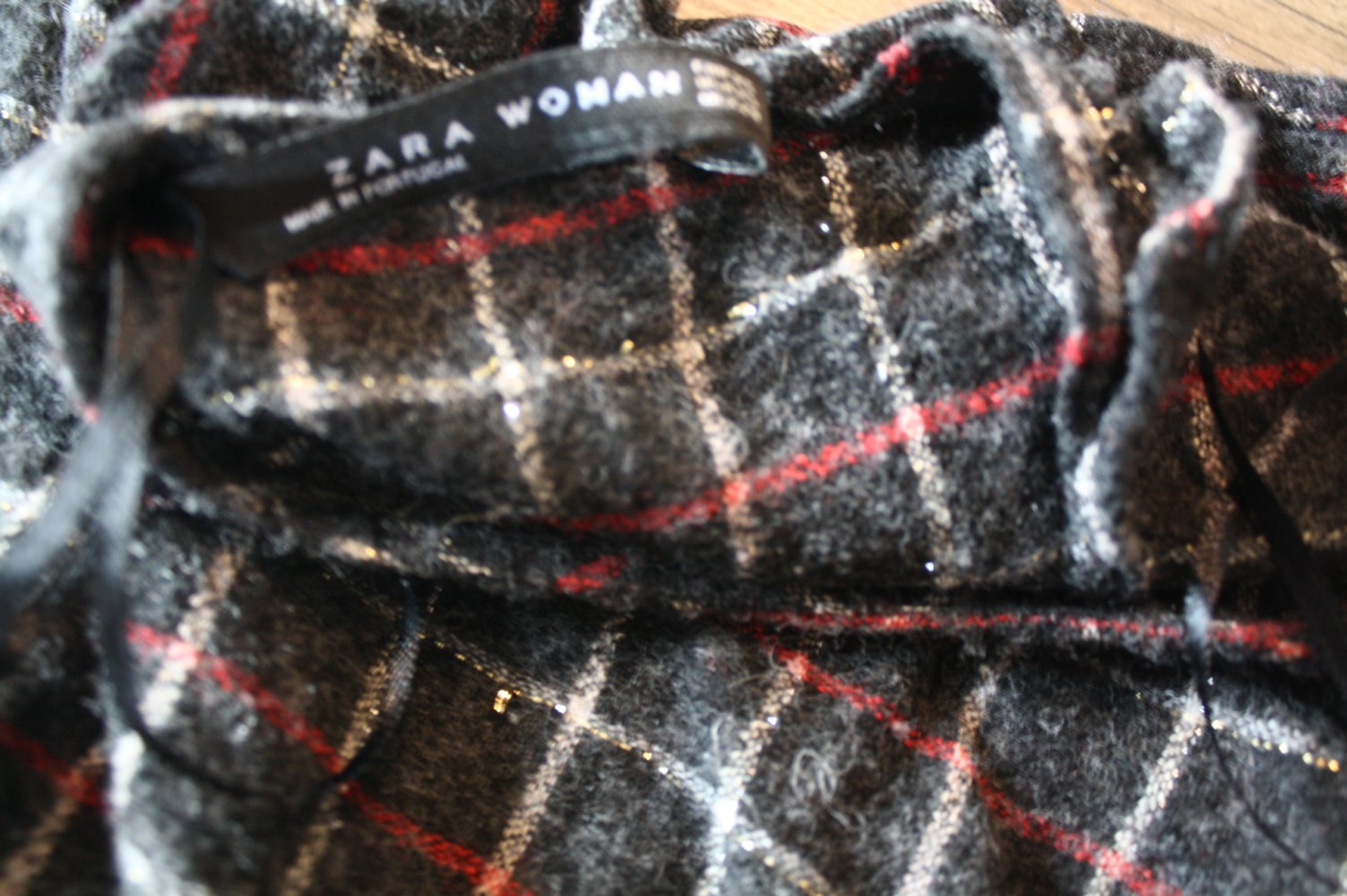 Zara Woman Wollbluse Bluse mit Wolle Wollshirt Wollpulli Wollpullover Xs 34  36