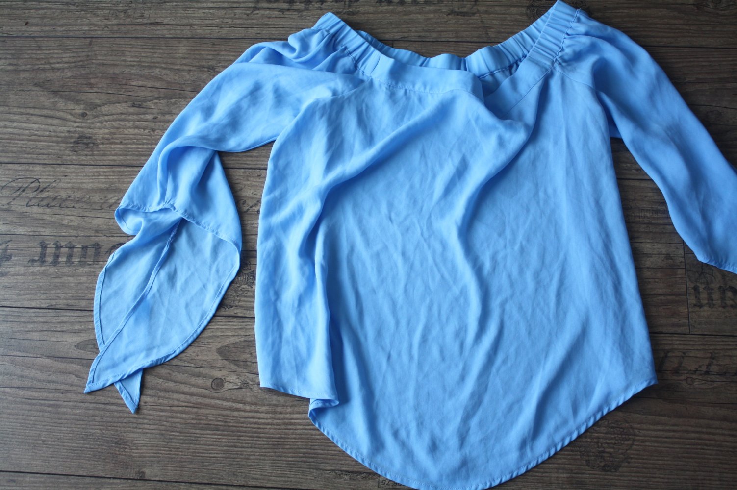 Finn&Grace Blaue Bluse wie ein Windhauch S 38  Zustand 10/10 Zipfelärmel Trompetenärmel Hippiebluse Gypsy 