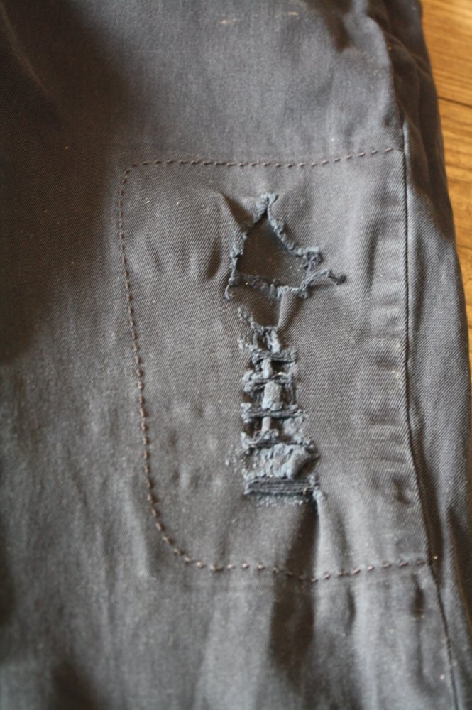 Dunkelblaue Schwarzblau Röhre EDC Slim Fit Stoff Denim S 36 38 y2k Ripped Röhre