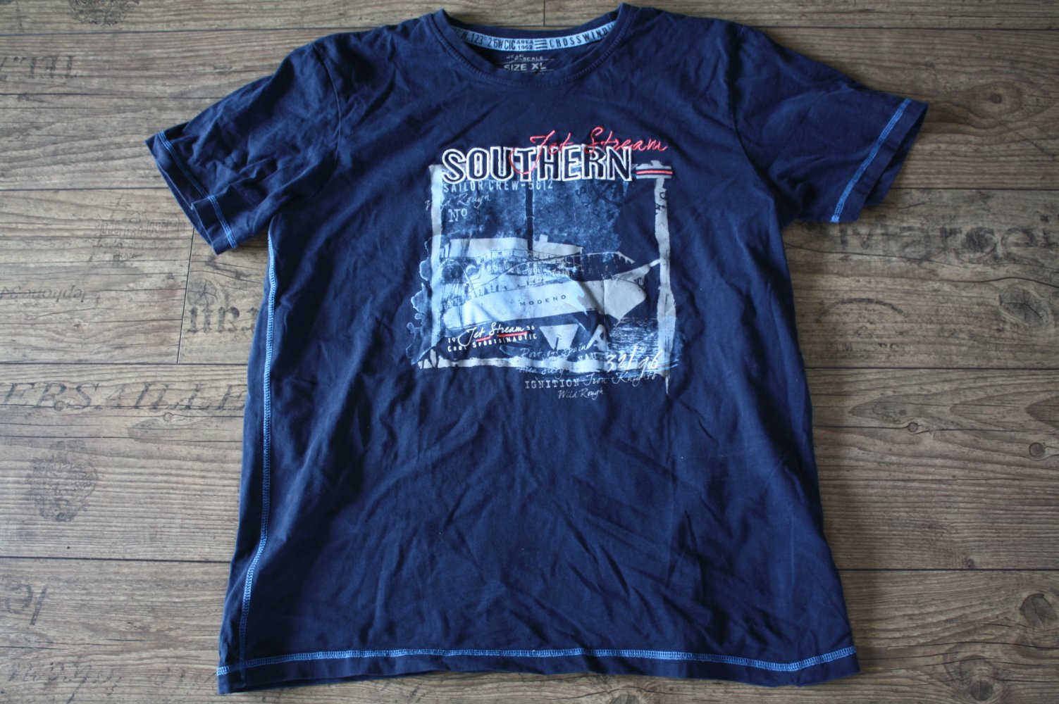 Jean Pascale Tshirt Herren Shirt Print reine Baumwolle L xl