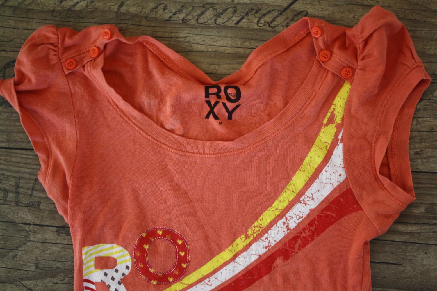 Roxy Retro Shirt Hippie Shirt Flower Power Seventies 34 36 Puffärmel