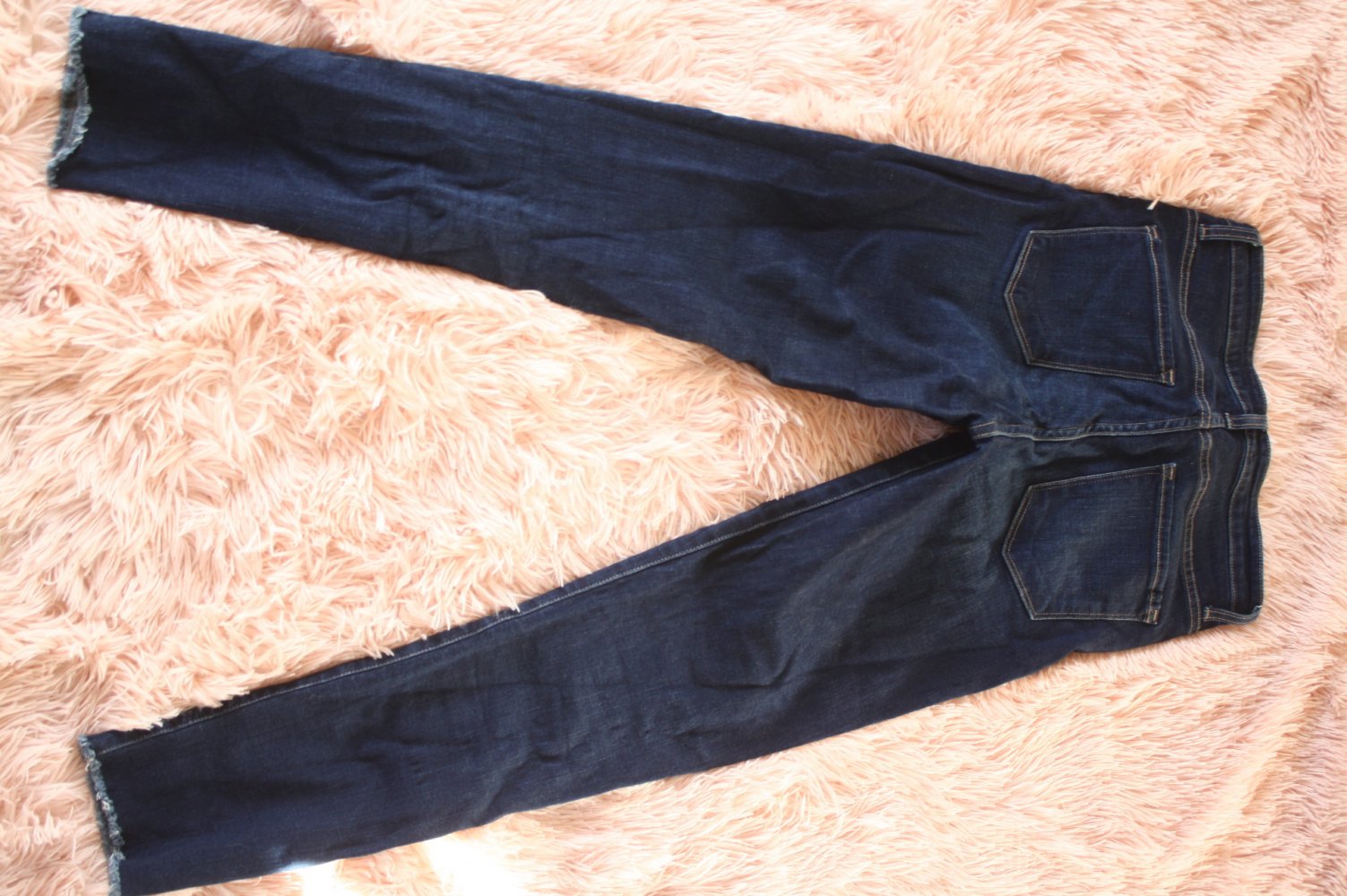 Blue Jeans Ultra Highwaist M 38 Top Zustand Flying Monkey Skinny  Stretch Schlitz am Bein 