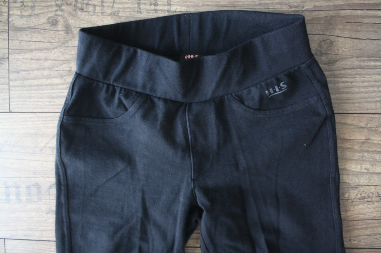 His Superstretch MidWaist Schlaghose Schlagleggings Hose Flare Bootcut Jersey XS 34 neuwertig 