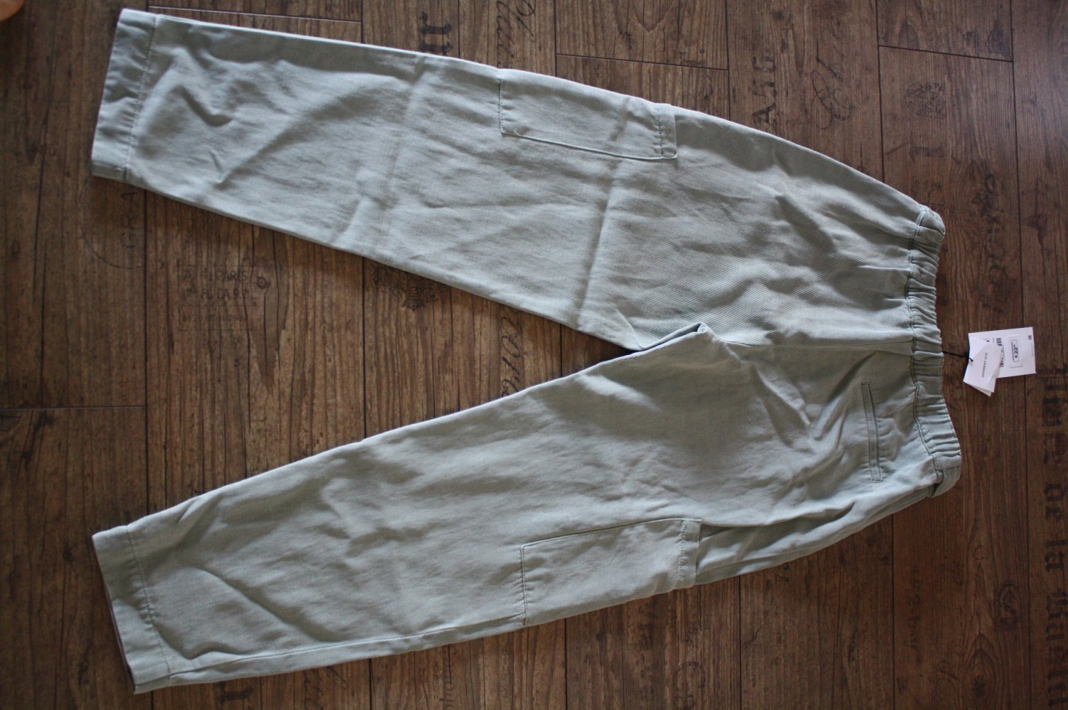Zara Join Sommerhose mintgrün zartgrün Cargohose neu mit Etikett 164 