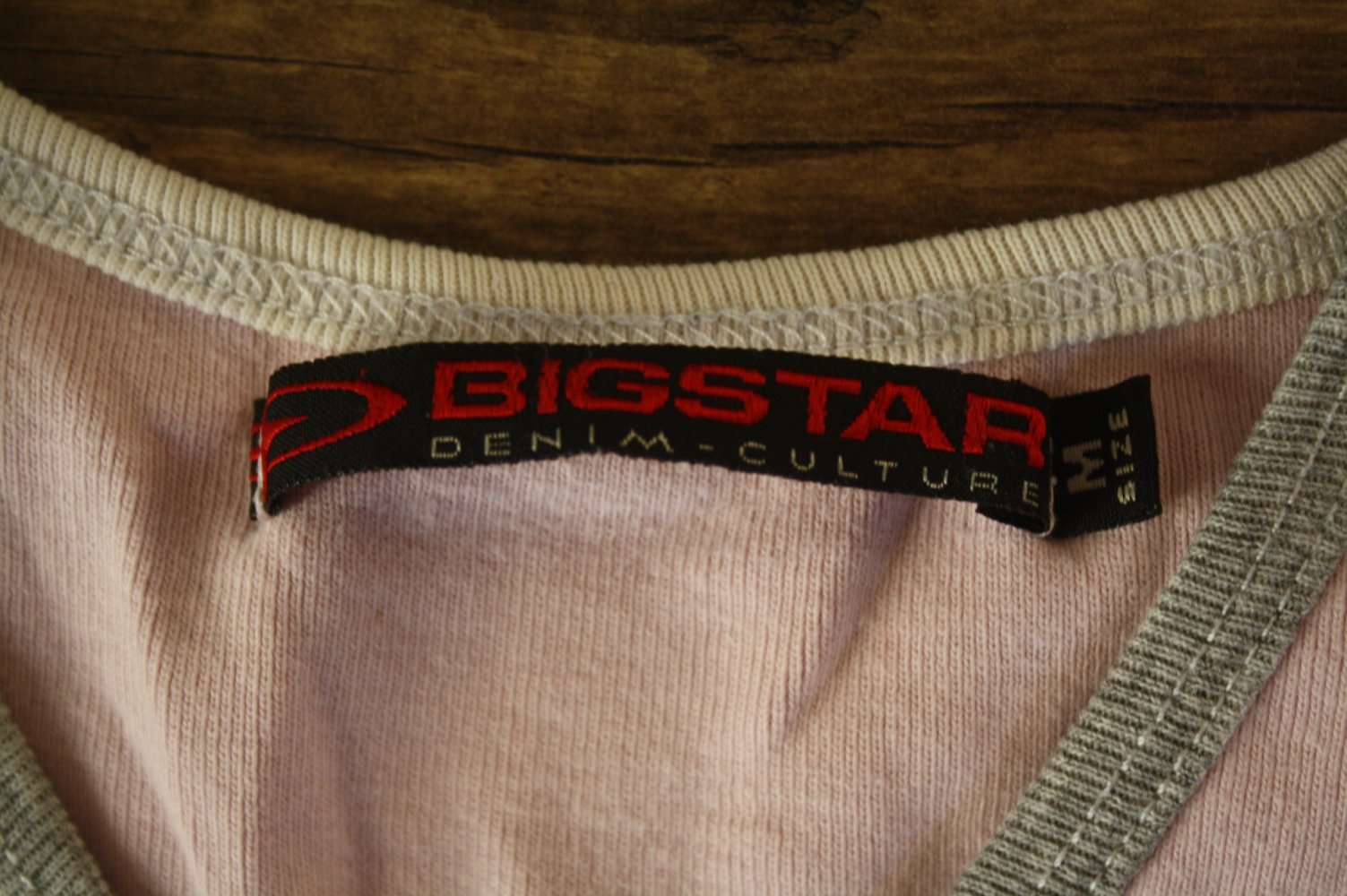 Langarmshirt Retro Shirt  90er Bigstar  Shirt Pulli Baumwollshirt Pullovershirt 34 xs