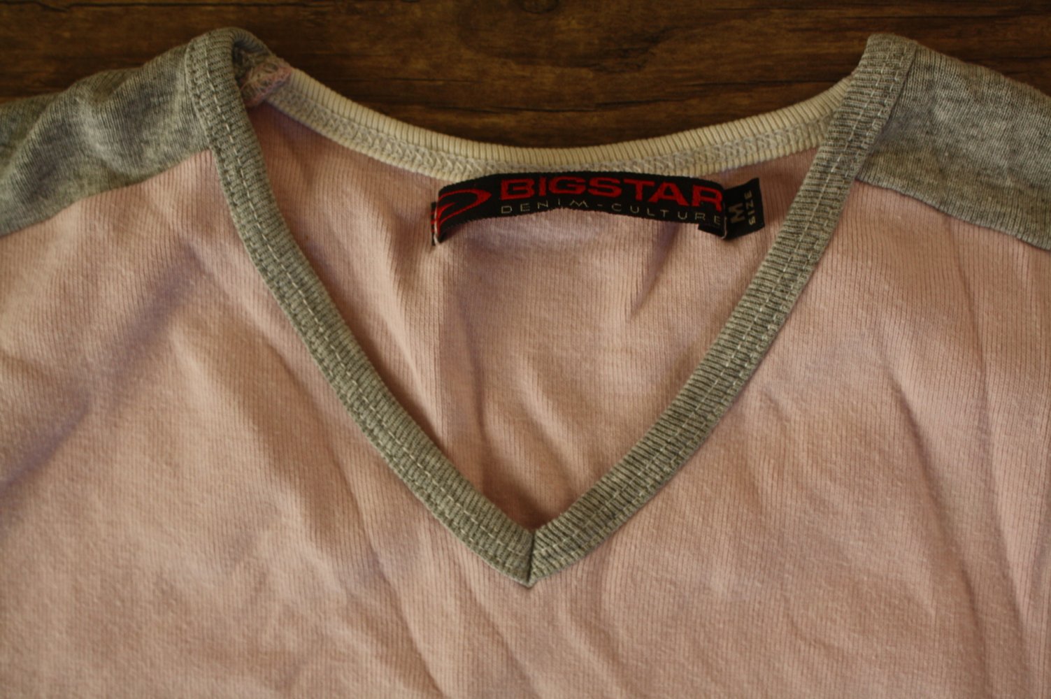 Langarmshirt Retro Shirt  90er Bigstar  Shirt Pulli Baumwollshirt Pullovershirt 34 xs