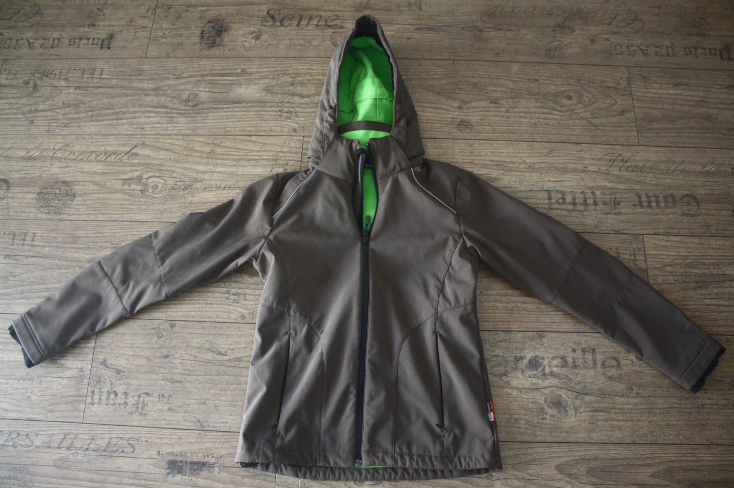Softshelljacke CMP Windprotect abnehmbare Kapuze Wetterjacke Outdoorjacke Freizeitjacke 34 