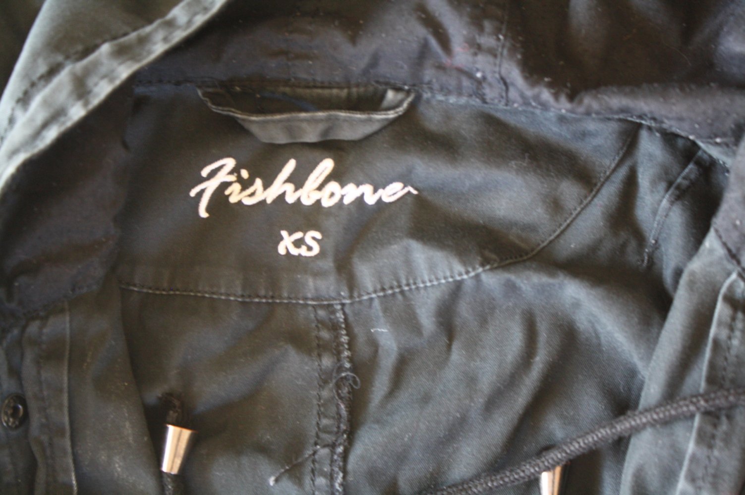 Vintage Parka Mantel Vintage Parka XS 34 tailliert Kapuze Usedstyle Parka