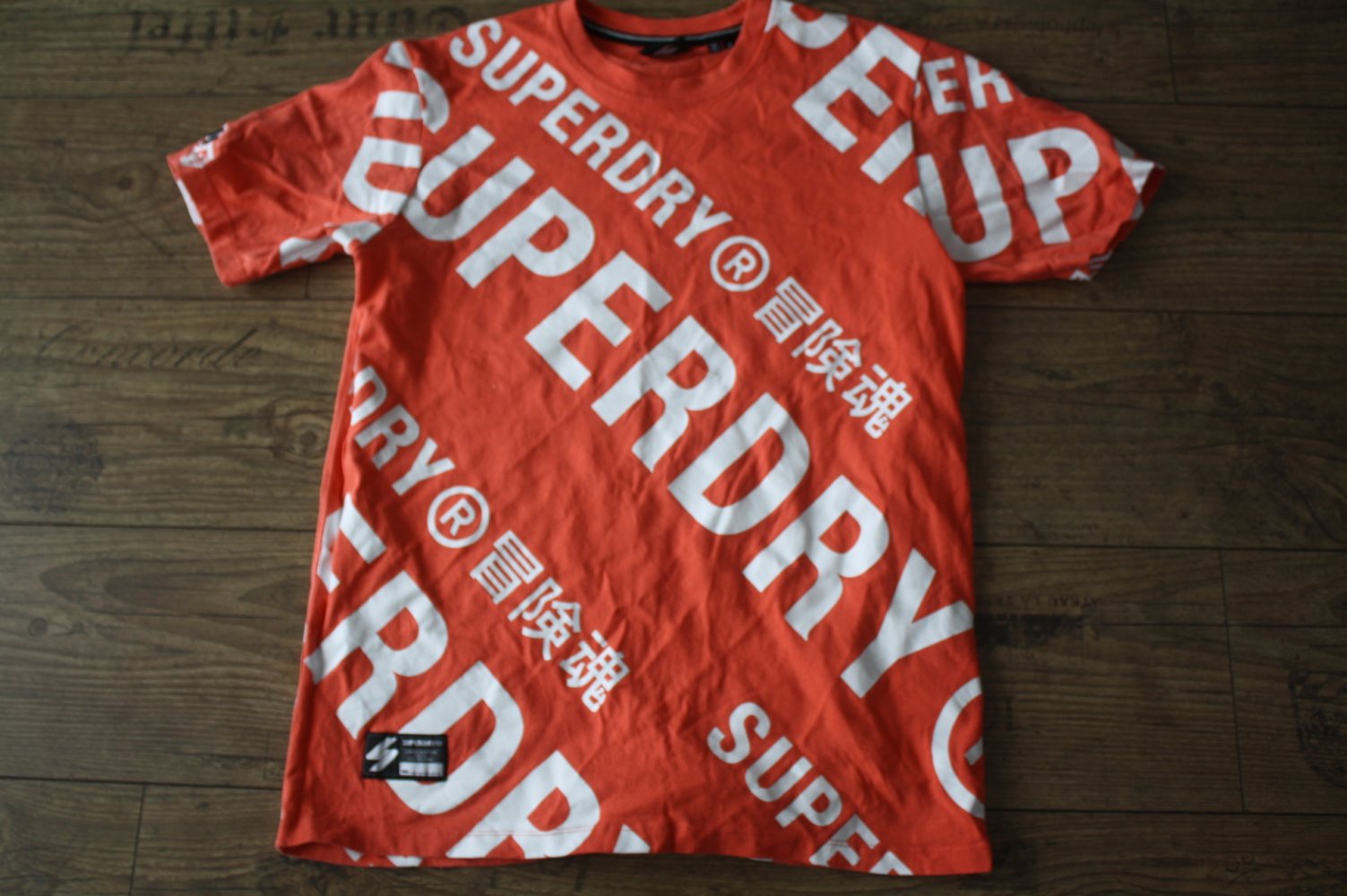 Superdry Tshirt Herren Shirt Print Baumwolle S NEU